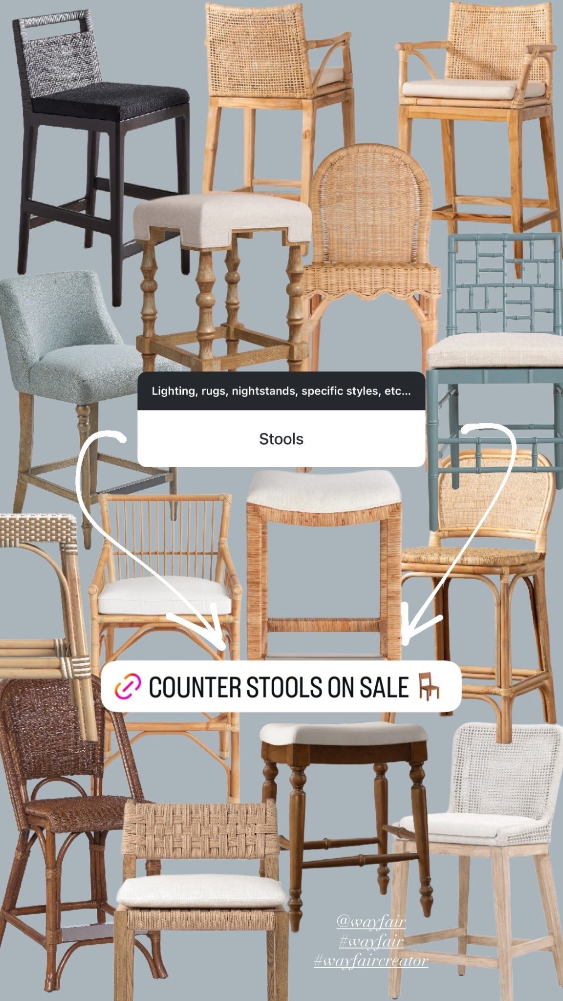 Counter stools roundup on sale for Way Day! 🪑



#LTKSeasonal #LTKSaleAlert #LTKHome