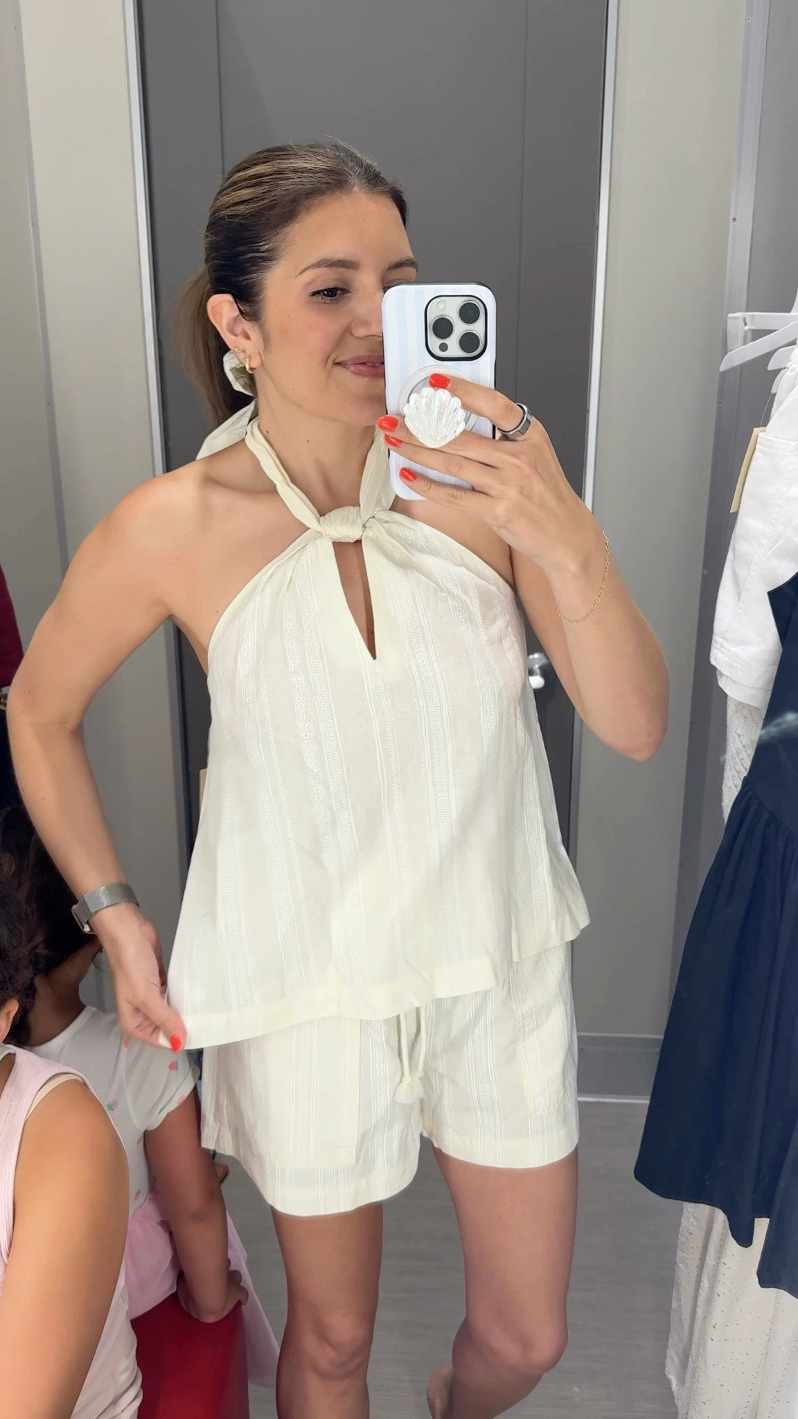 New target try on! New summer arrivals up to 30% off! Wearing a size small in everything and except the white shorts— in an XS. 

#LTKFindsUnder50 #LTKOver40 #LTKSaleAlert