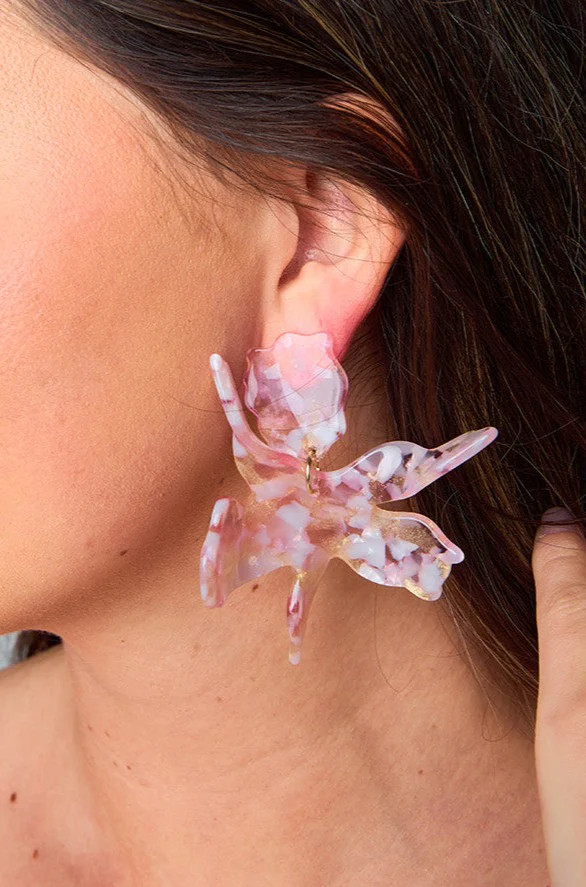 BuddyLove X Linny Co | Fawna Statement Earrings | Stained Glass | BuddyLove