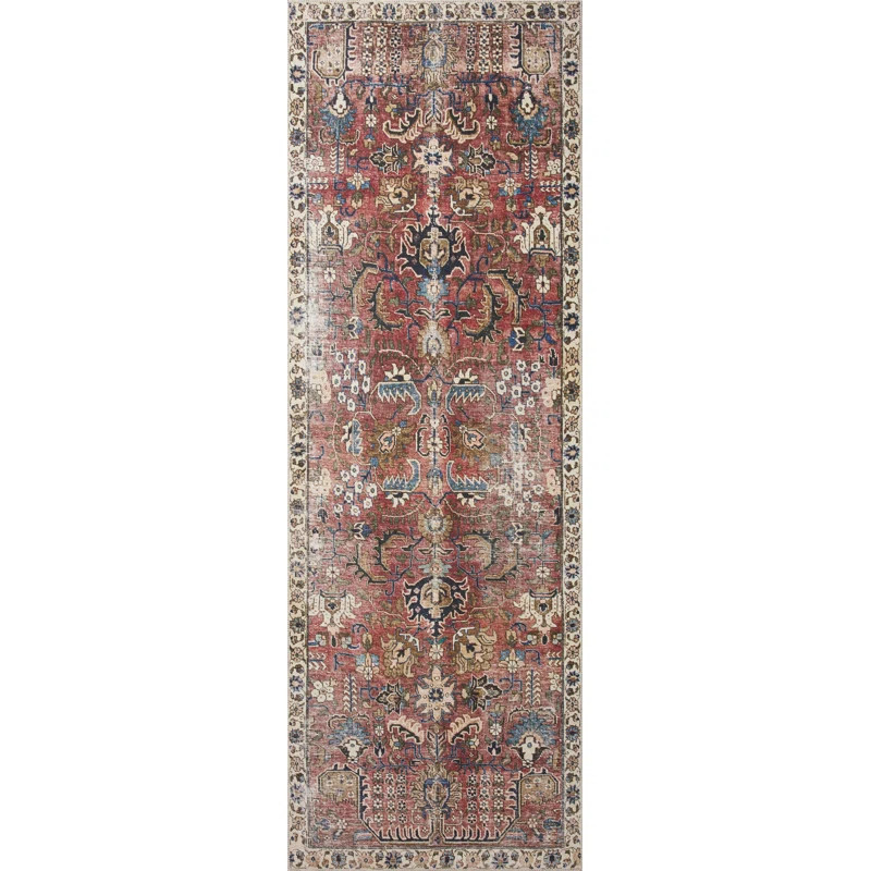 Chris Loves Julia x Loloi Jules Oriental Merlot Rug | Wayfair North America