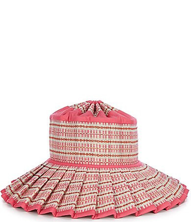 Lorna Murray Shangri La Capri Maxi Pleated Sun Hat - L | Dillard's