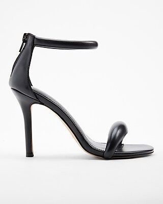 Puff Ankle Band Heeled Sandals | Express