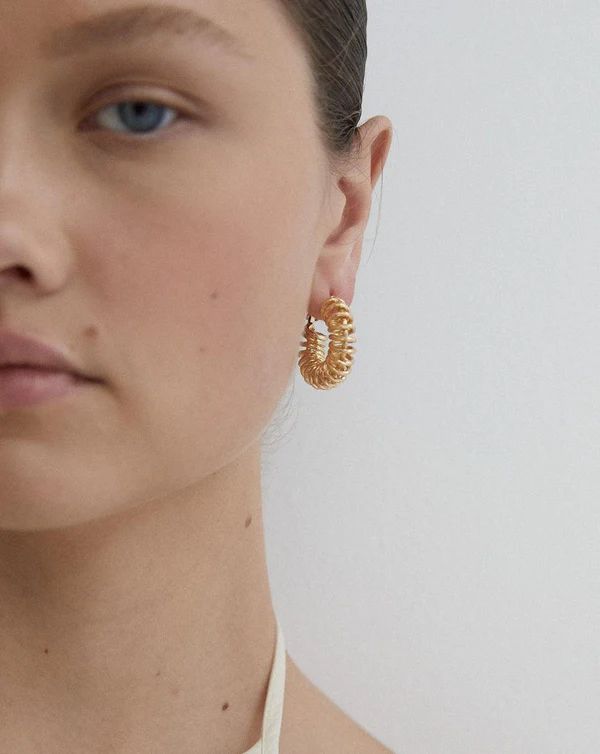 Spiral Hoop Earrings | Reliquia Collective & Blanca