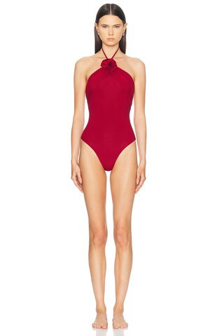 Maygel Coronel Agapi One Piece Swimsuit in Red | FWRD 