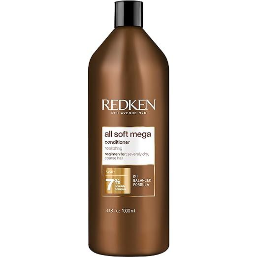 Redken All Soft Mega Conditioner | For Extremely Dry Hair | Nourishes & Softens Severely Dry Hair... | Amazon (US)