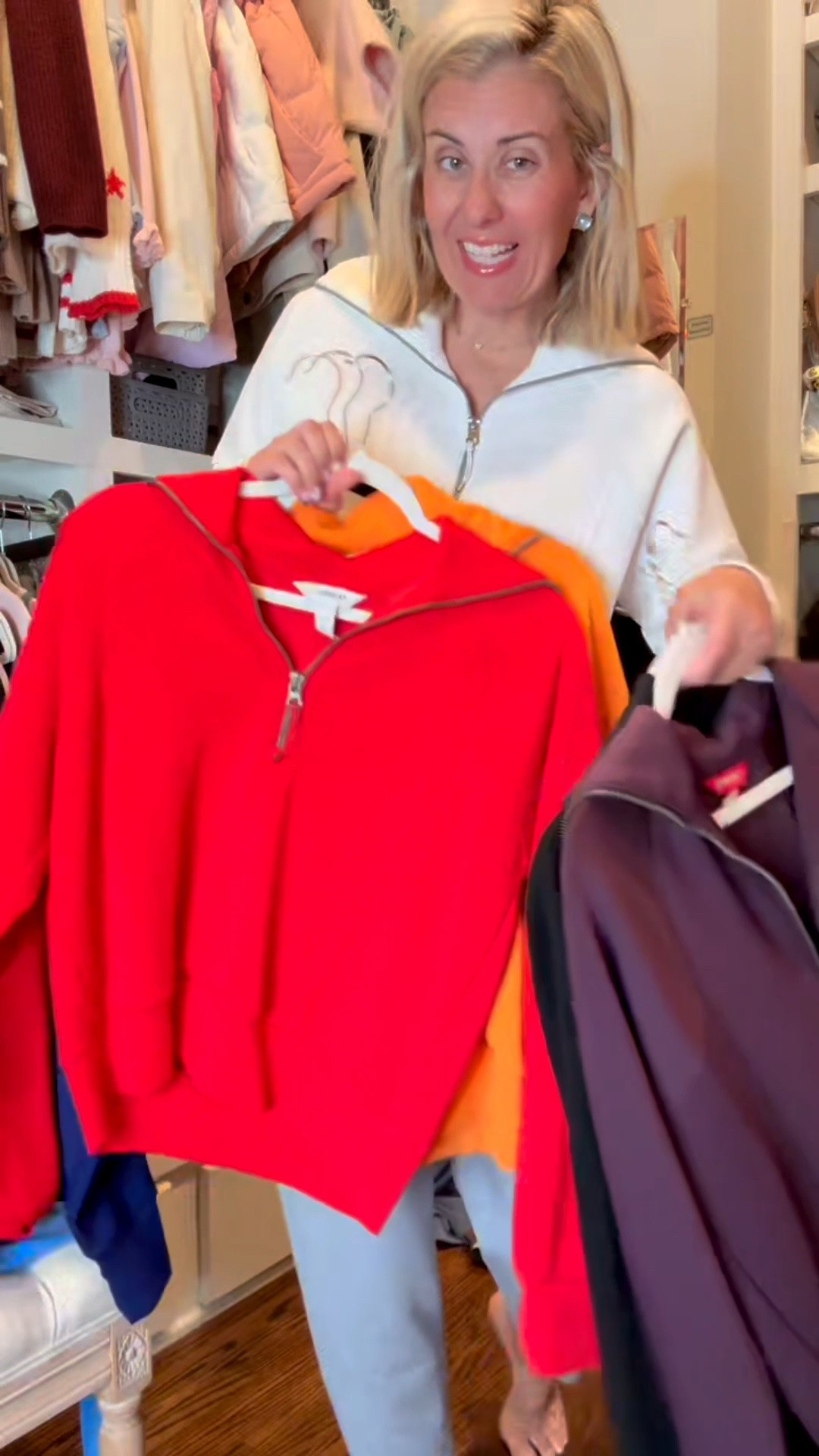 Incredible sale on Spanx Air Essentials half-zips and barrels!  I wear xs in tops and small petite and regular in barrels. ￼ ￼

#LTKdayinmylife #LTKmomlife #LTKSaleAlert