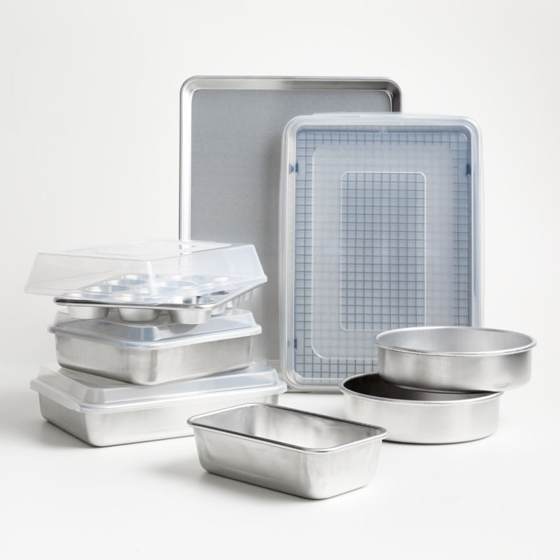 Nordic Ware Naturals 13-Piece Bakeware Set + Reviews | Crate & Barrel | Crate & Barrel