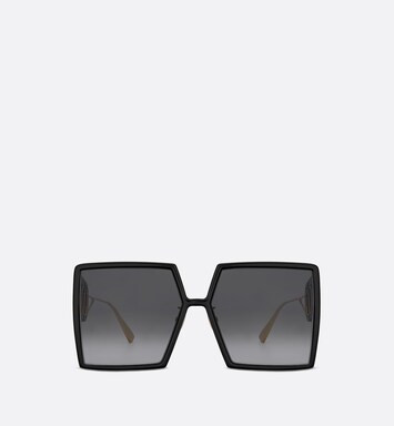 30Montaigne SU Oversized Black Square Sunglasses | DIOR | Dior Beauty (US)