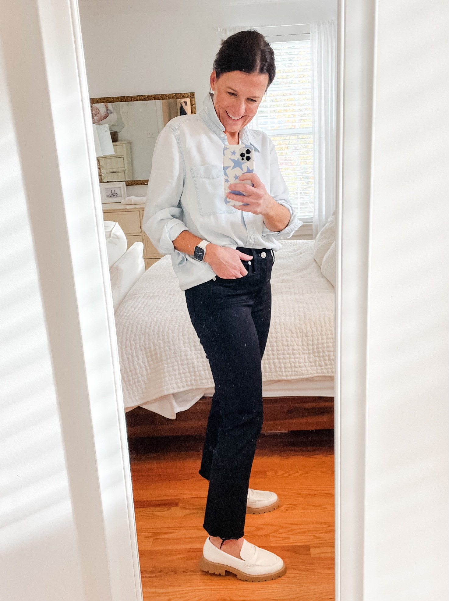 DIGGING the chunky loafer trend this fall! Probably because it reminds me of my college days 😍 My girls talked me into this pair from @Target and I’m a bit obsessed. Also eyeing a couple of others that I’m linking too! 

#LTKxMadewell