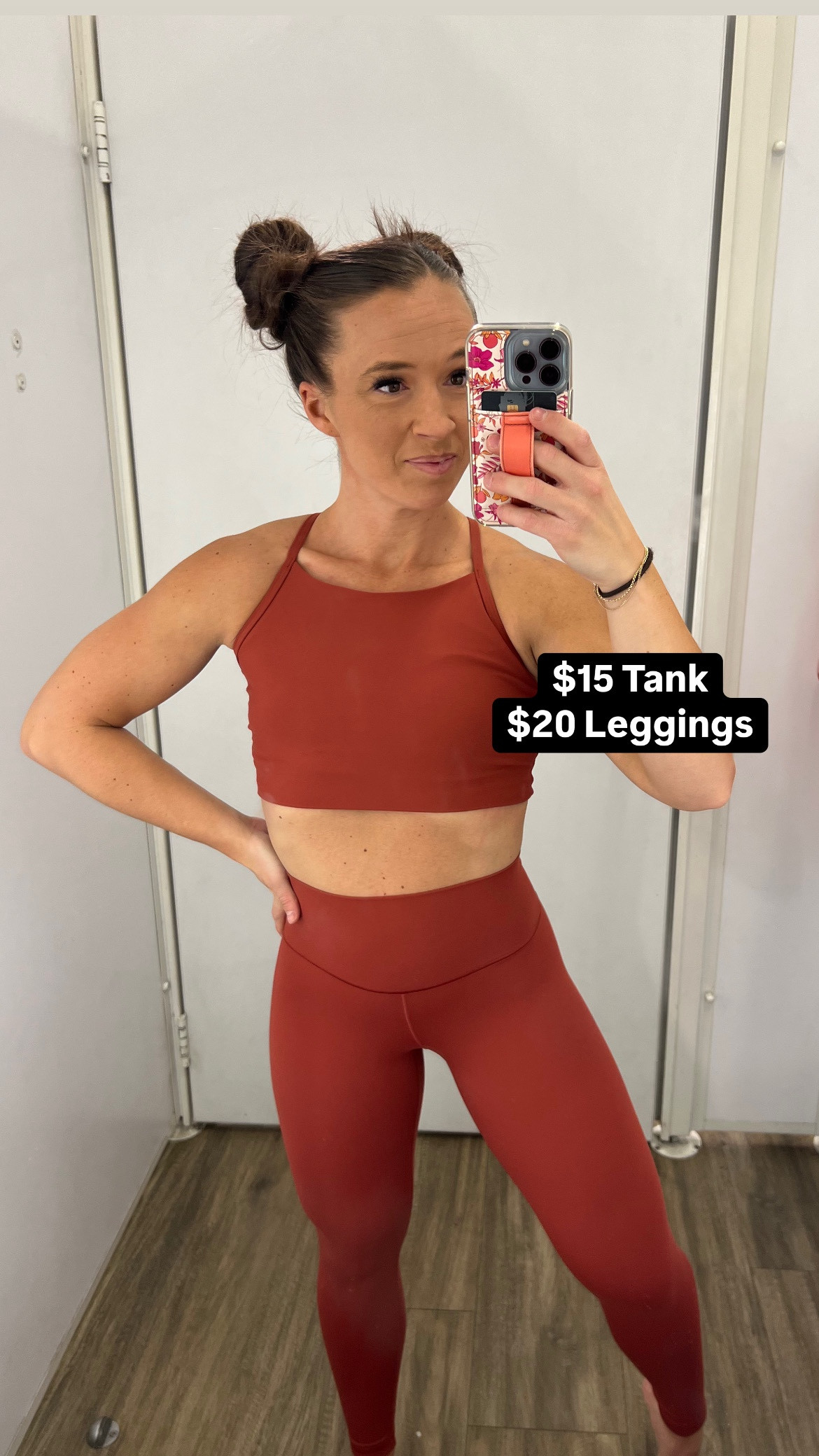 $15 studio smooth tank and $20 studio smooth leggings 😍😍 That naked sensation/seamless set! So good!