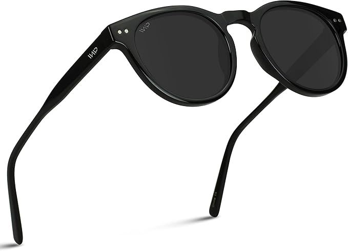 WearMe Pro Polarized Classic Round Retro Women's Sunglasses | Amazon (US)