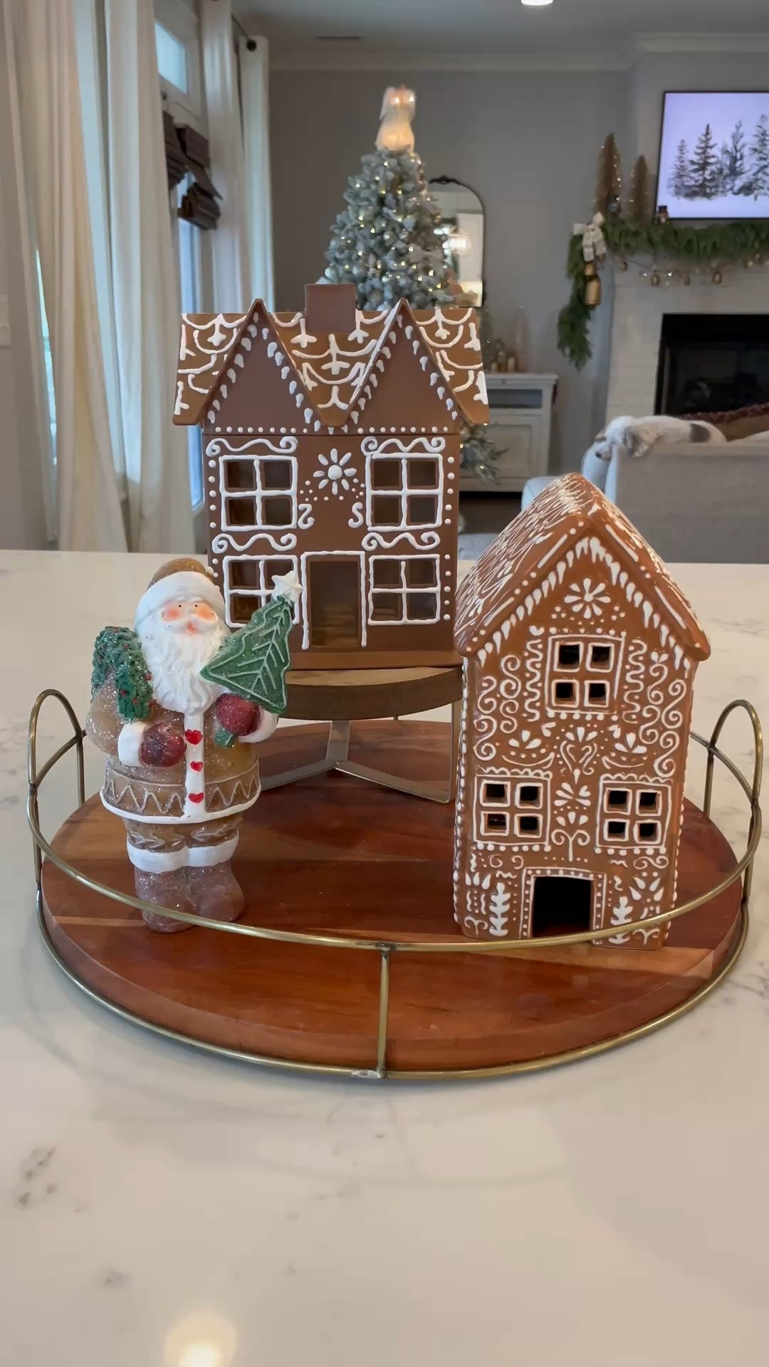 DIY Gingerbread Houses 🎄☃️ #christmasdiy #diychristmas 

#LTKHoliday #LTKSeasonal #LTKHome