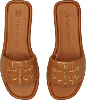 Double-T Leather Sport Slide Sandal (Women) | Nordstrom