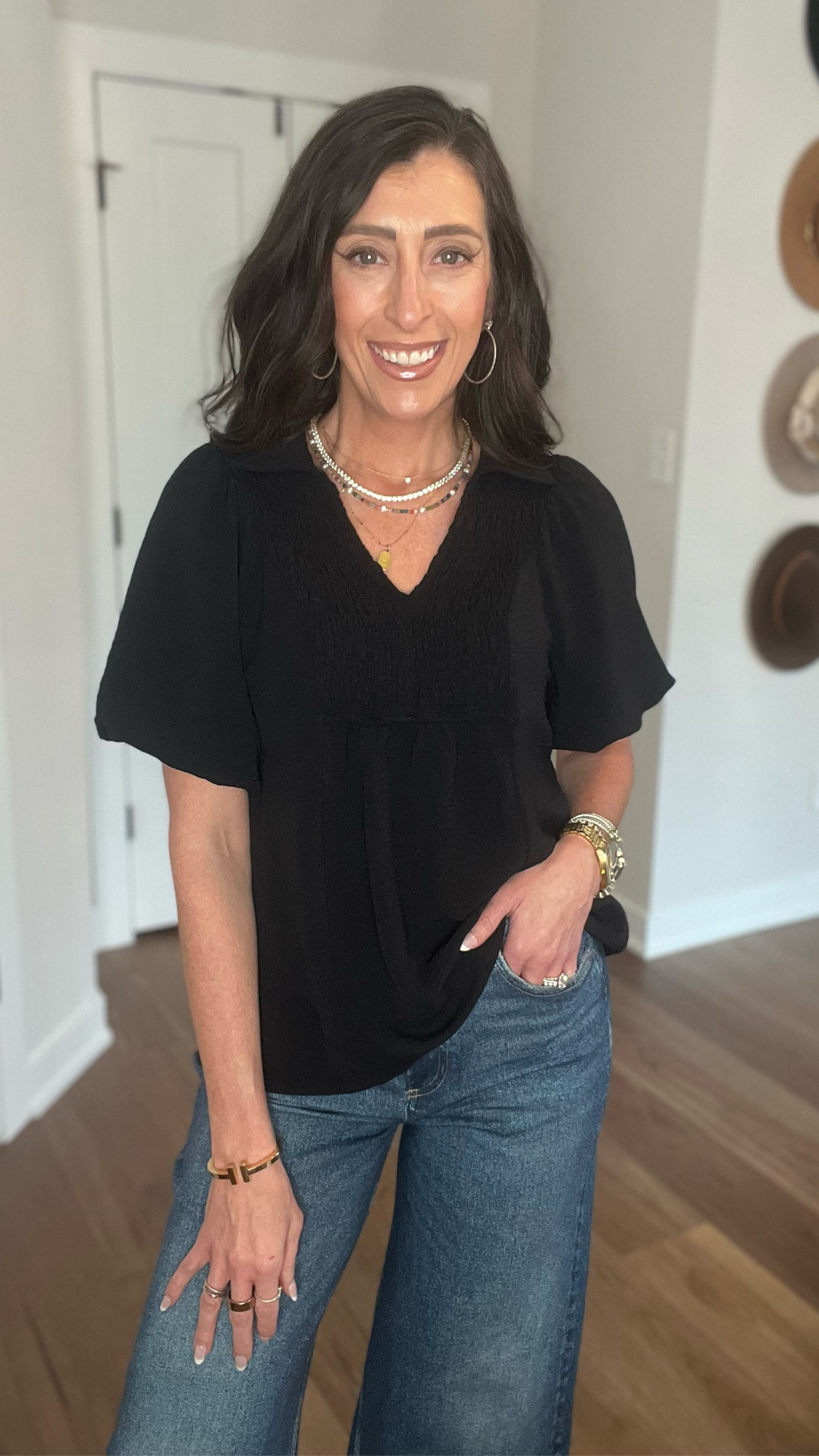 Baby doll style mixed media blouse, which will be perfect for your spring wardrobe! Comes in tons of colors, anti-wrinkle material and super stretchy.



#LTKootd #LTKTravel #LTKSaleAlert