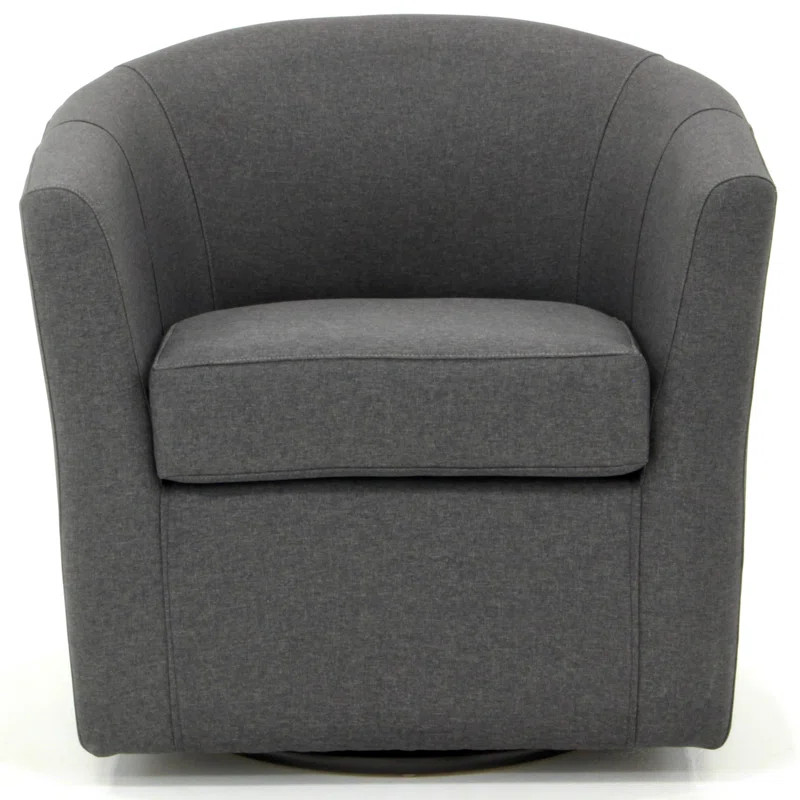 Hansell 31'' Wide Swivel Barrel Chair | Wayfair North America