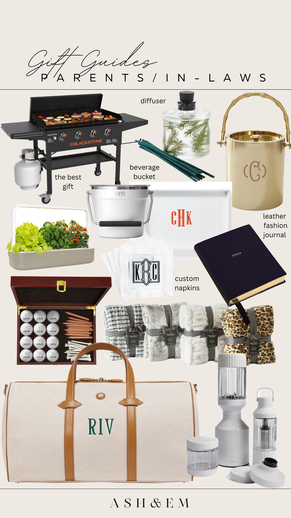 Gift guides for the parents and in-laws! 

Gift guides - gifts for parents - gifts for in laws 

#LTKGiftGuide #LTKHoliday #LTKfamily