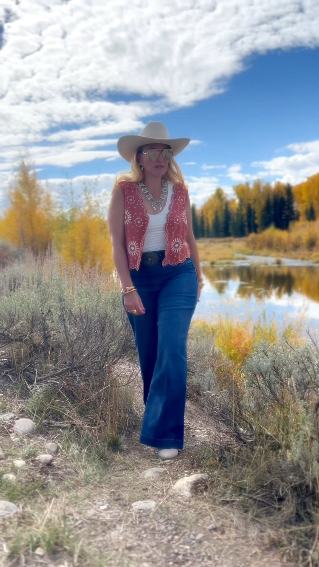 🤠WESTERN OUTFIT for women! What do you think? YES or No? Let me know! I think it’s perfect for Jackson Hole, Wyoming, a Texas Rodeo or a Nashville Country Concert. Hee Haw! 

Wearing a large tank and vest. Wearing a large in the Spanx pull on denim leggings. Add a cowboy hat to give it that western flare!

Western Outfits Women I Nashville Outfits for Women I Country Concert Outfit

Taylor swift concert outfit ideas I texas rodeo outfit | rave outfits festivals | rodeo outfits for women | houston rodeo outfits for women | rodeo outfit | nashville outfits spring | texas rodeo outfits | all fringe outfit | denim on denim outfit | fringe on fringe | country concert outfit | country concert outfit ideas | country concert outfits | country concert outfit ideas winter | rodeo outfit | rodeo outfit ideas | western glam outfit | rodeo outfits for women | rodeo outfits winter | cowgirl outfit | rodeo outfits | western outfits | western outfits women | country glam outfit | nashville outfit | nashville outfits | rodeo outfits for women | nashville outfits for women | country concert outfit | country concert outfits


#westernfashion #westernstyle #westernwear #westernglam #westernoutfits #countryconcert #countryconcertoutfit #rodeo #rodeofashion #rodeotok #rodeohouston #cowgirl #cowgirlboots #cowboyhat #cowboyhats #nashville #nashvilleoutfit #countryoutfit #countrygirls #fallfashion #falltrends

#LTKSeasonal #LTKOver40 #LTKSaleAlert #LTKTravel #LTKgrwm #LTKootd #LTKMidsize #LTKWorkwear #LTKU #LTKvlog