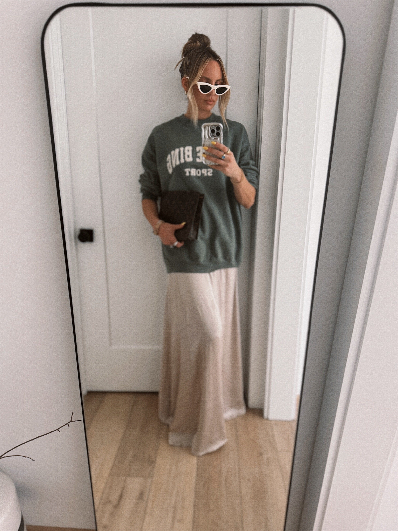 Wearing a sm on the sweatshirt. Skirt is old but linked some exact looks 

#LTKover40 #LTKtravel #LTKstyletip