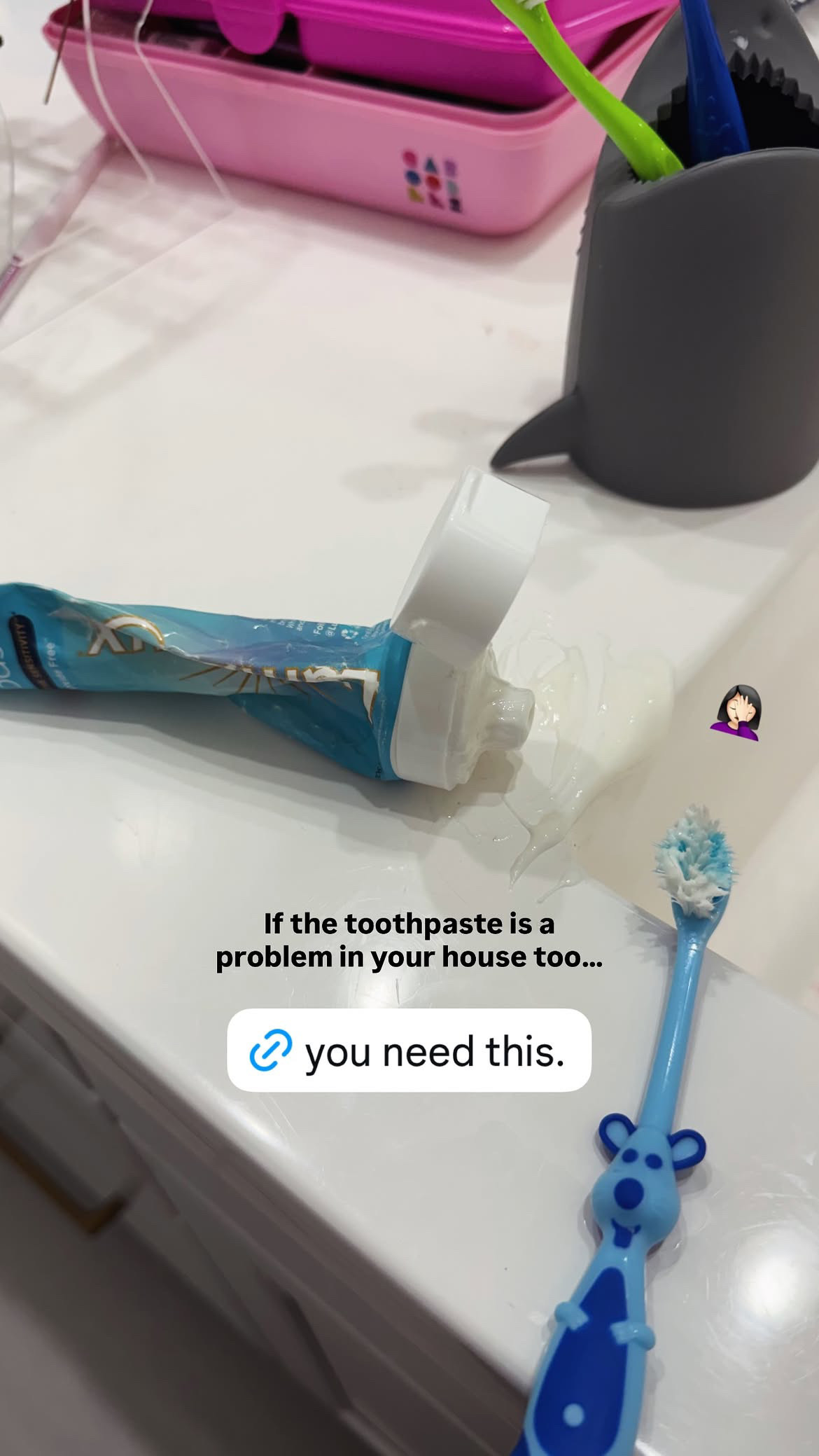 If toothpaste is a problem in your house, you need this! 

 #LTKmomlife #LTKU #LTKHome