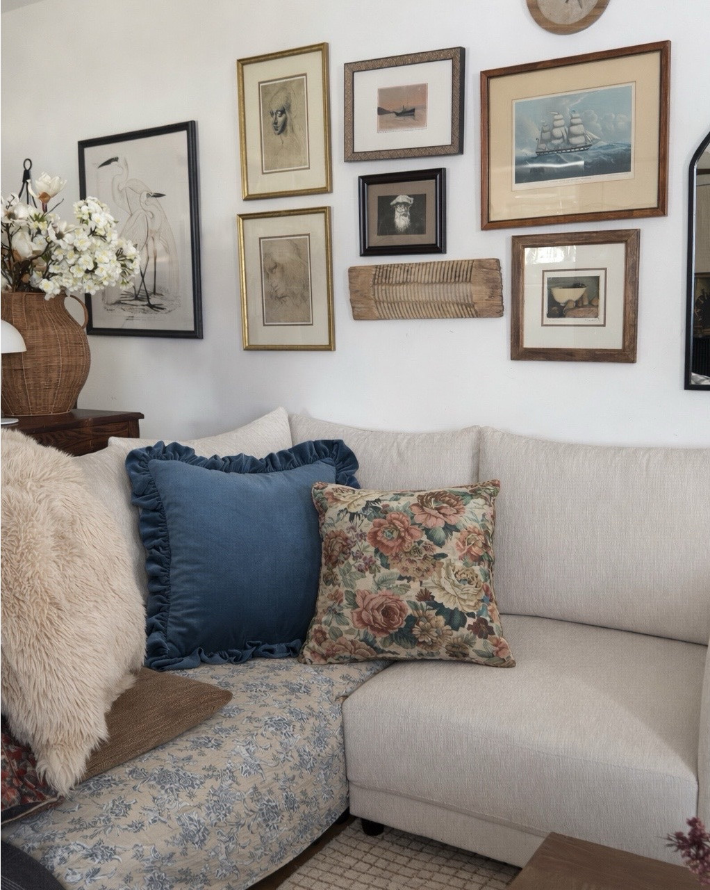 Floral pillow, Tjmaxx, home decor 

#LTKHome