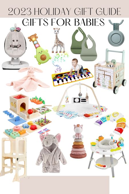 Gift guide for babies #giftsforbaby #giftsfornewparents #giftguide

#LTKkids #LTKbaby #LTKGiftGuide