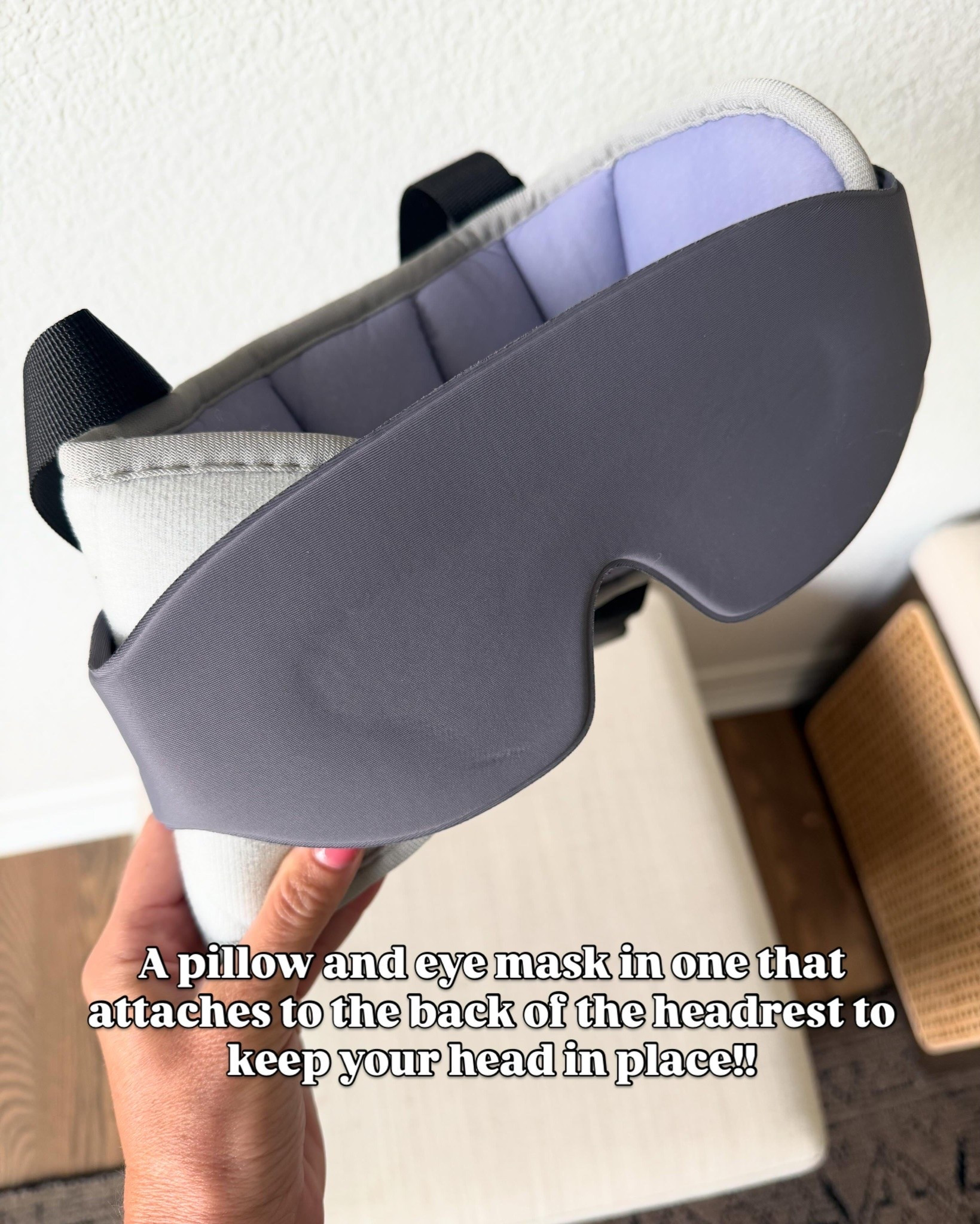 This eye mask has a pillow included! it helped me sleep on our last overnight flight!

#LTKmomlife #LTKTravel #LTKSaleAlert