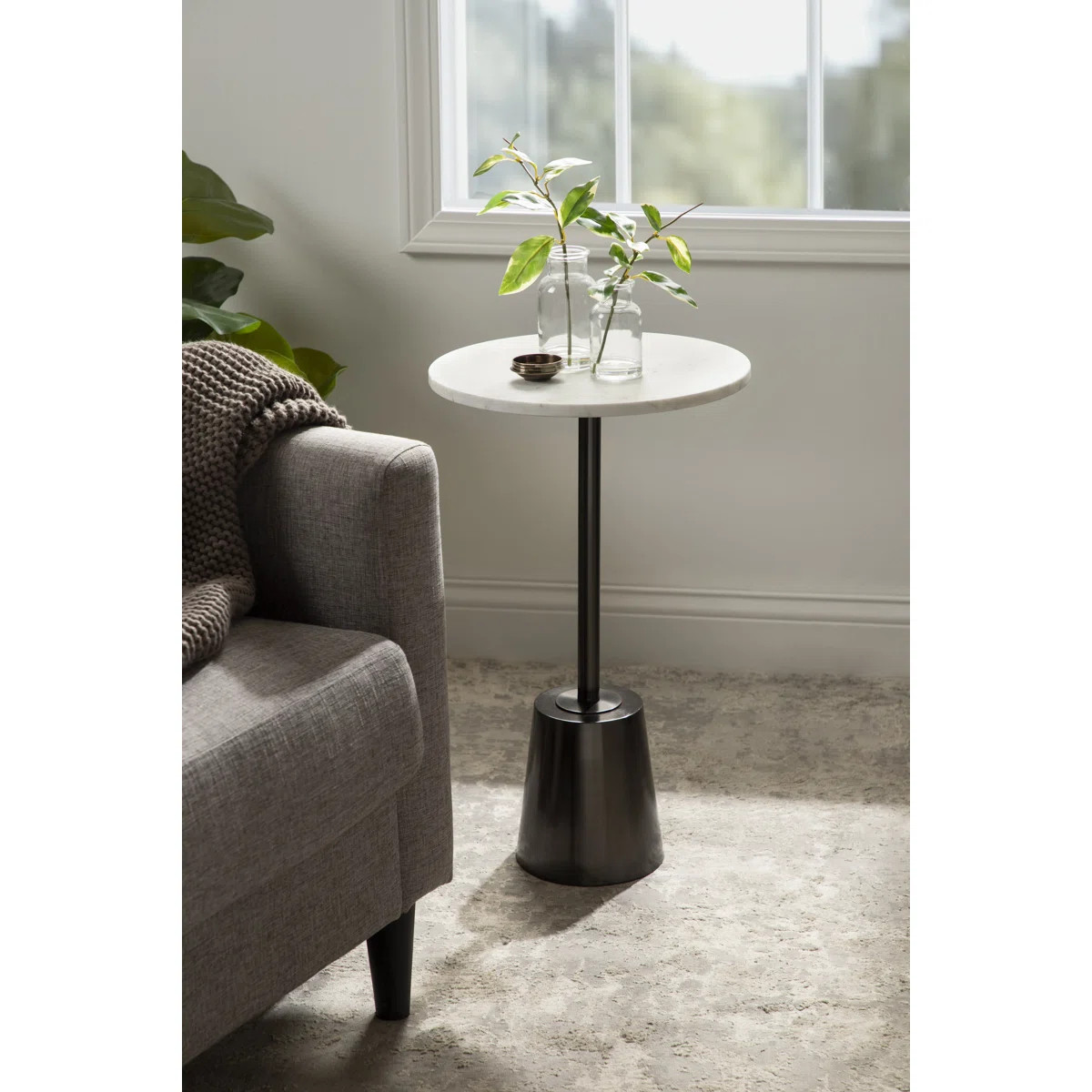 Cemil Marble Top End Table | Wayfair North America