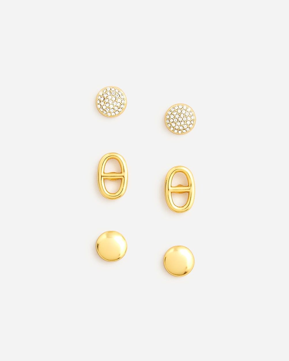 Stud earrings three-pack | J. Crew US