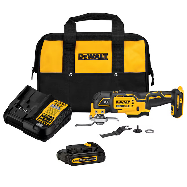 DEWALT XR 20-volt Max Cordless Brushless 3-speed 6 -Piece Oscillating Multi-Tool with Soft Case 1... | Lowe's