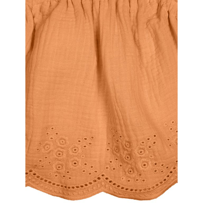 Modern Moments by Gerber Baby and Toddler Girl Gauze Outfit Set, 2-Piece, Sizes 12M-5T | Walmart (US)