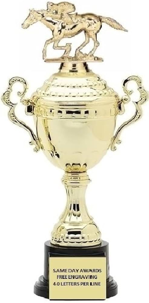 Monaco Gold Cup Race Horse Trophy - Engraving Included | Amazon (US)