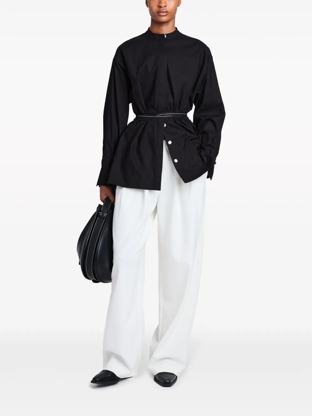 Proenza Schouler White Label Eleanor wide-leg Trousers - Farfetch | Farfetch (BR)