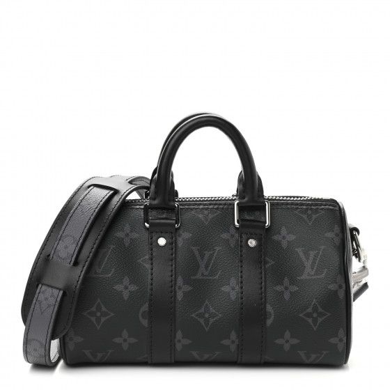 LOUIS VUITTON Reverse Monogram Eclipse Keepall XS Black | FASHIONPHILE | Fashionphile