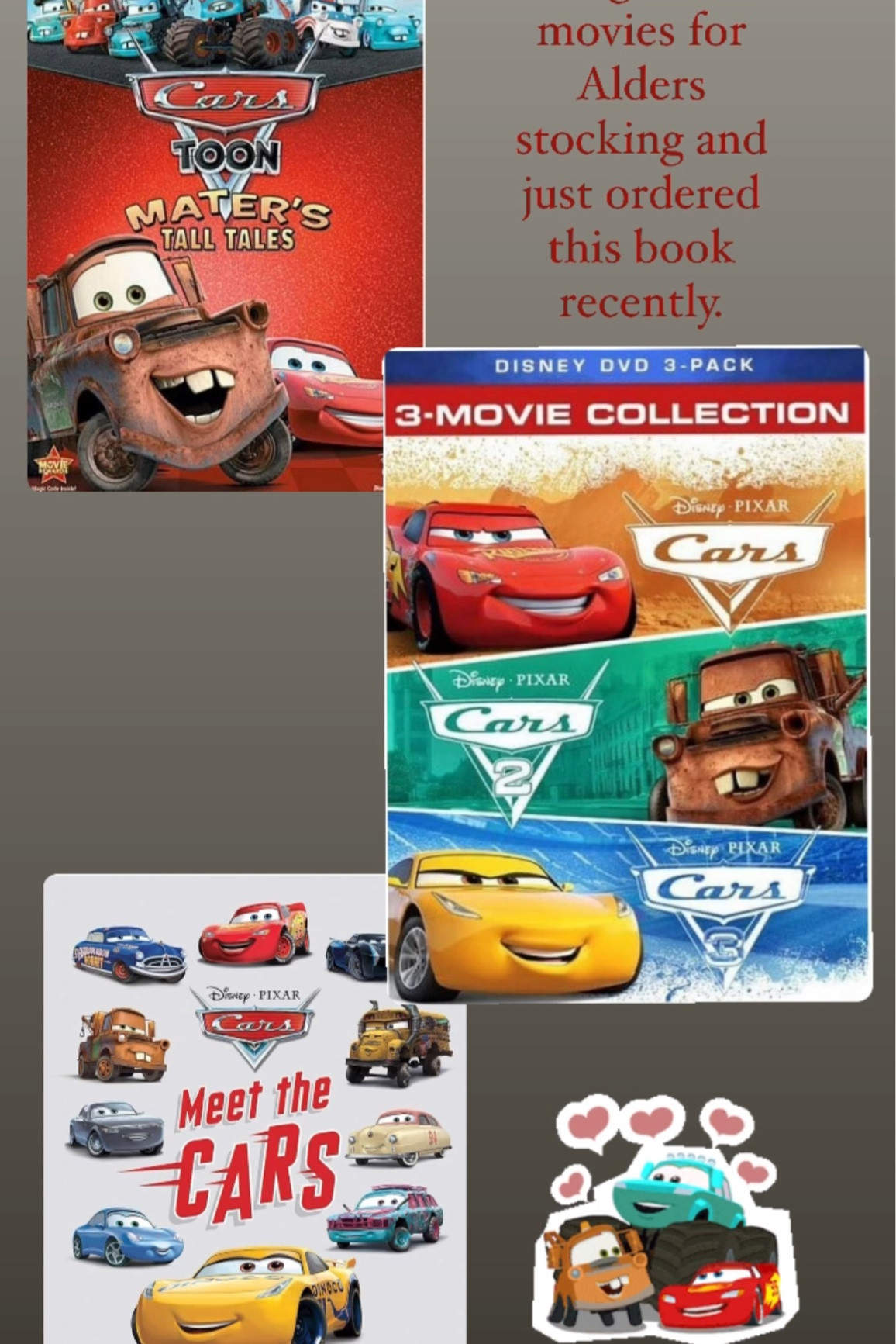 Cars and Tow Mater obsessed! Movies and books  

#LTKbaby #LTKsalealert #LTKGiftGuide