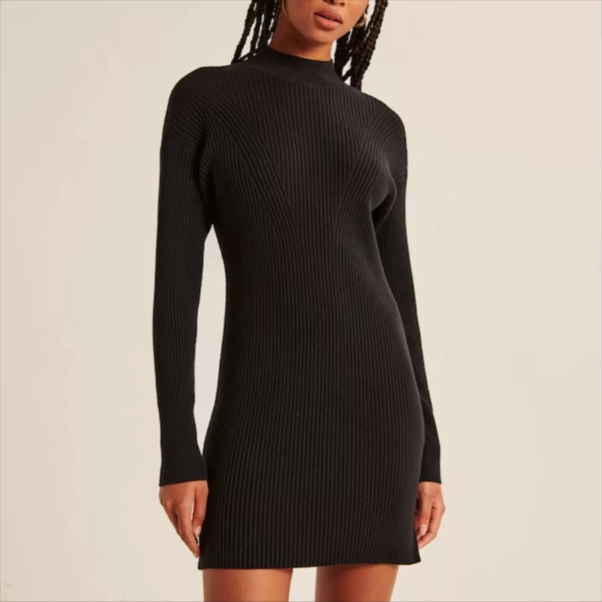 Ribbed Mock Neck Cap Sleeve Sweater curated on LTK