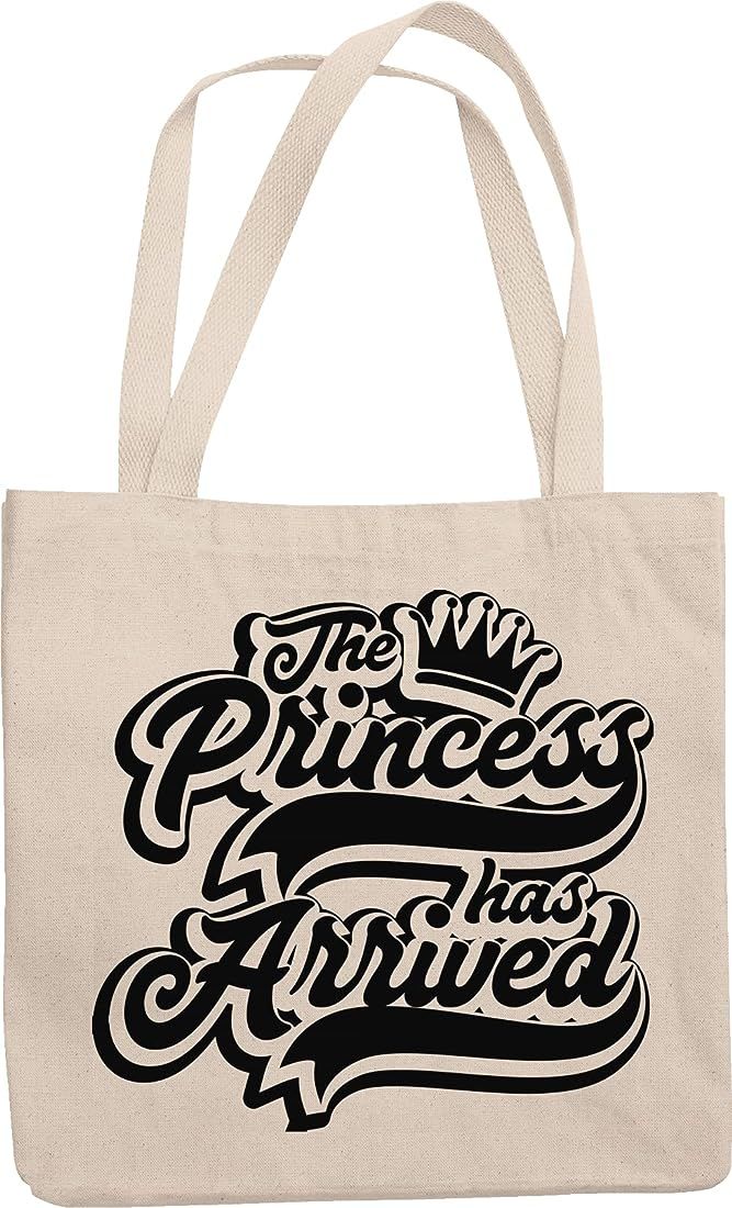 The Princess Has Arrived. Royalty Reusable Tote Bag For Mom, Beauty Queen, Director, Best Employe... | Amazon (US)