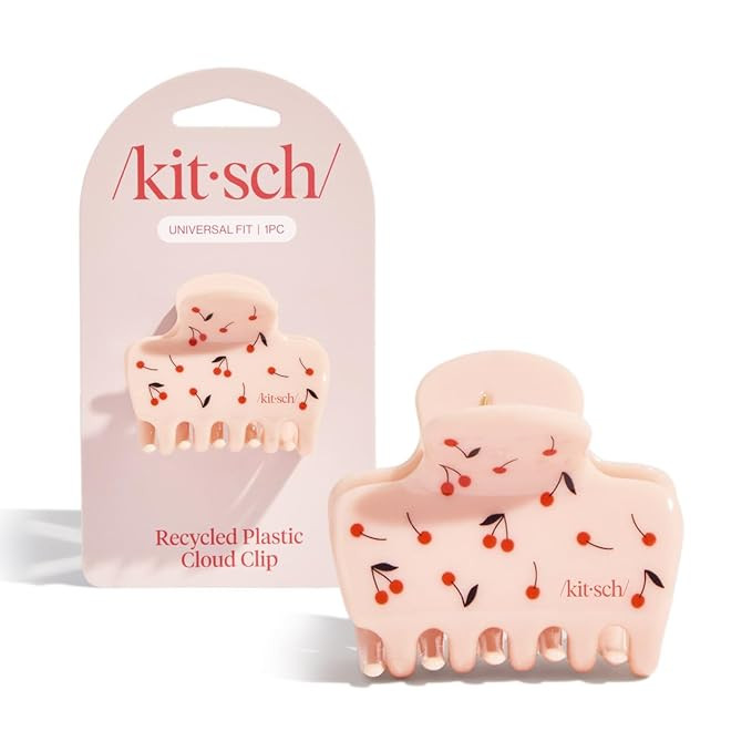 Kitsch Medium Hair Clips for Women – Strong Hold Claw Clips for Thick or Thin Hair – Recycled... | Amazon (US)