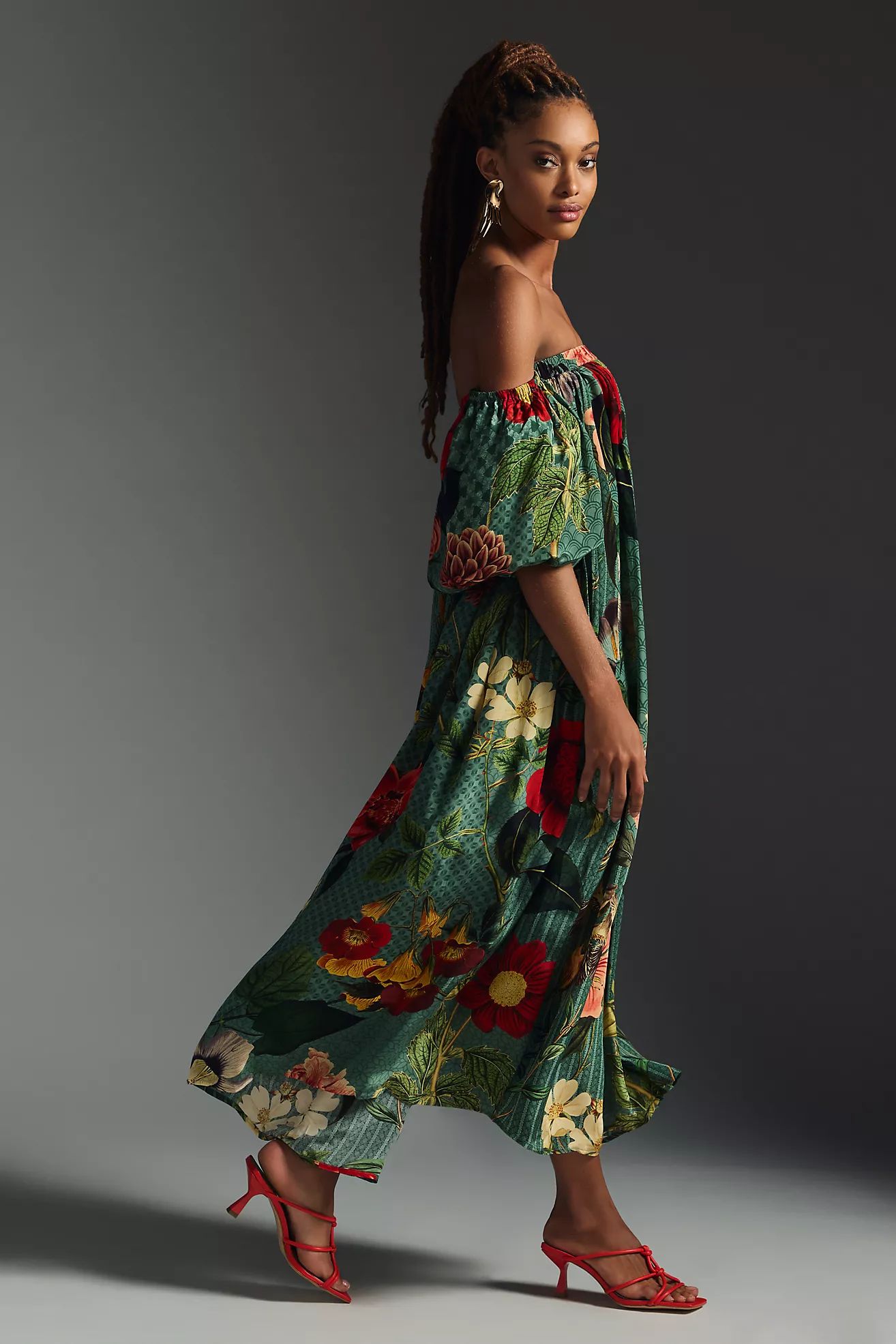 Siddhartha Bansal Off-The-Shoulder Dress | Anthropologie (US)