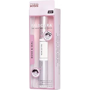KISS Falscara DIY Eyelash Extension Bond & Seal Infused with Biotin & Vitamin E – Strong Gentle Comf | Amazon (US)