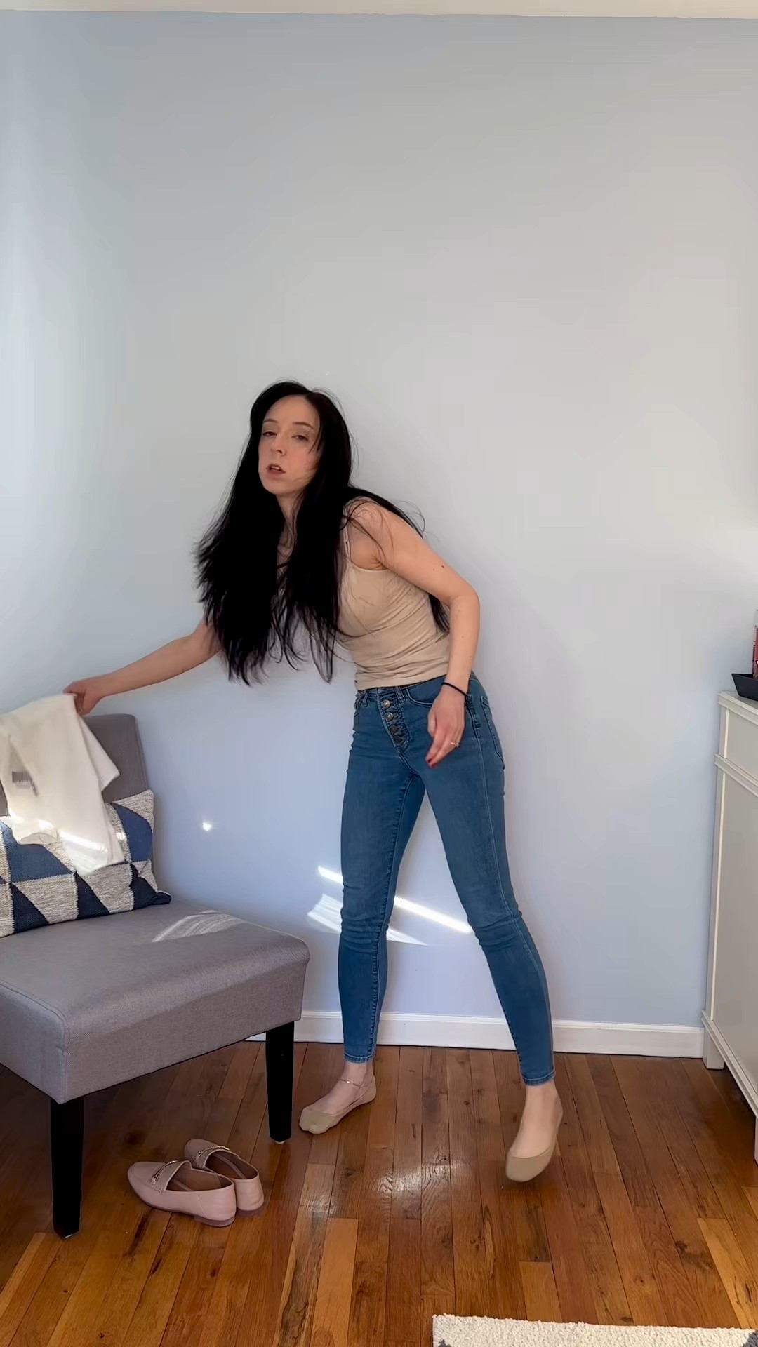 Keeping it classic for Friday—jeans, a crisp white button-down, and my go-to loafers. Effortless and put together! ✨ #GRWM #FridayStyle 

#LTKWorkwear #LTKFindsUnder100 #LTKStyleTip