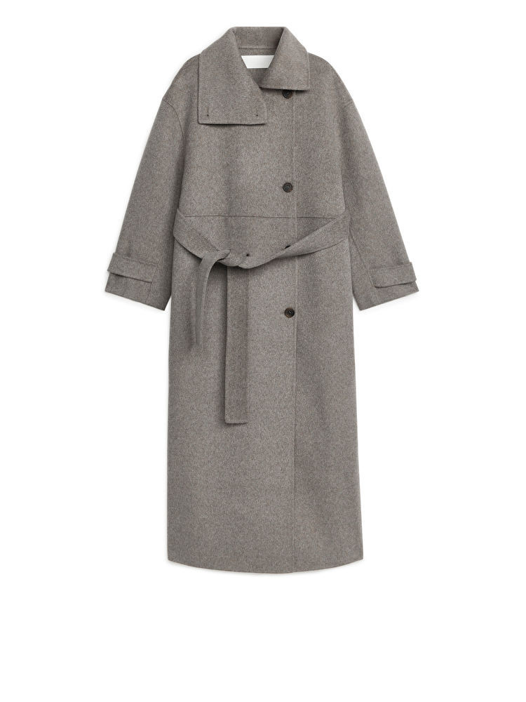 Double-Face Wool Coat | Arket UK