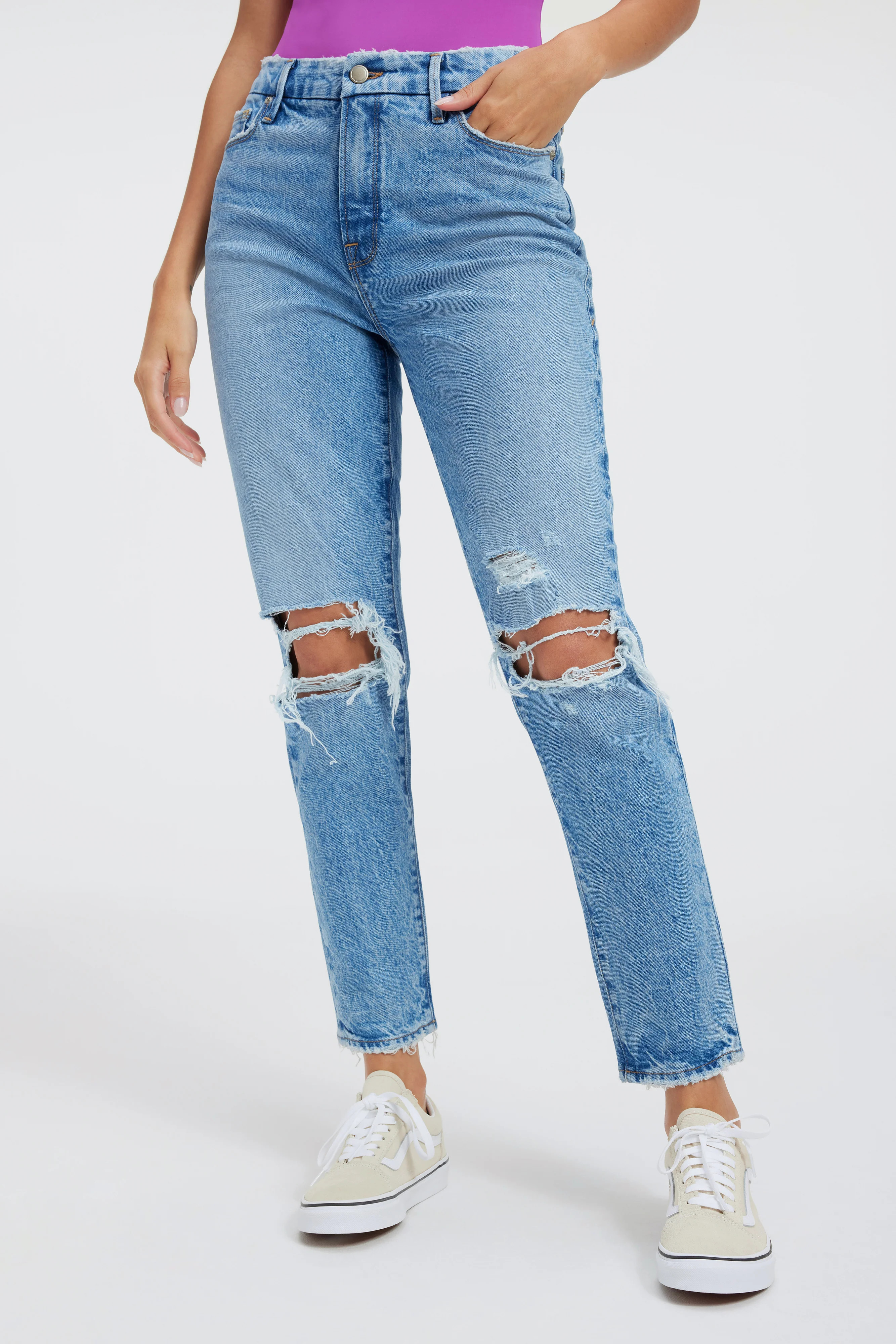 THE WEEKENDER JEAN | INDIGO342 | Good American