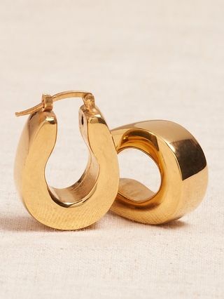 Aureus + Argent | Ravena Horseshoe Hoop Earrings | Banana Republic (US)