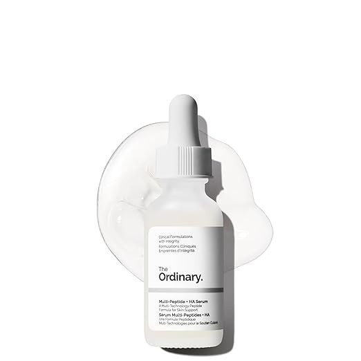 The Ordinary Multi-Peptide + Hyaluronic Acid, Anti-Aging Peptide Serum for Crow’s Feet, Elastic... | Amazon (US)