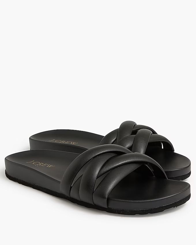 Crisscross slide sandals | J.Crew Factory