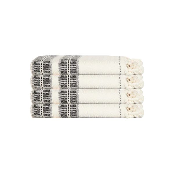 Costa Ivory Turkish Hand / Kitchen Towel Bundle | Olive and Linen LLC