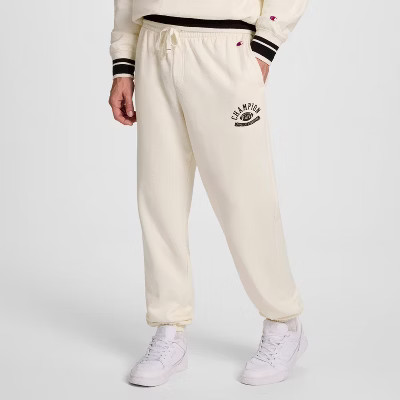 Champion Men's Phys. Ed. Sweatpants - Light Off-White | Target