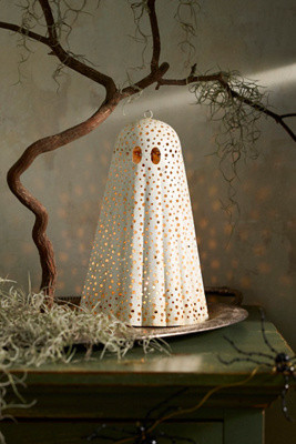 Terrain Punched Iron Ghost Lantern | Anthropologie (US)
