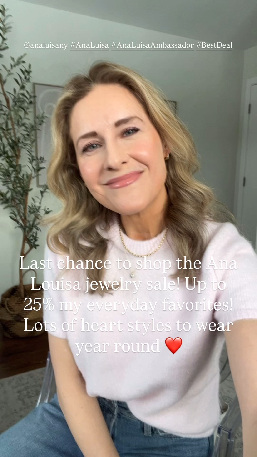 Last chance to shop the Ana Luisa Valentine’s sale, my everyday jewelry is up to 25% off! 2-year warranty, tarnish-proof, water-resistant, hypoallergenic. Free shipping, free exchanges. @analuisany #AnaLuisa #AnaLuisaAmbassador #BestDeal