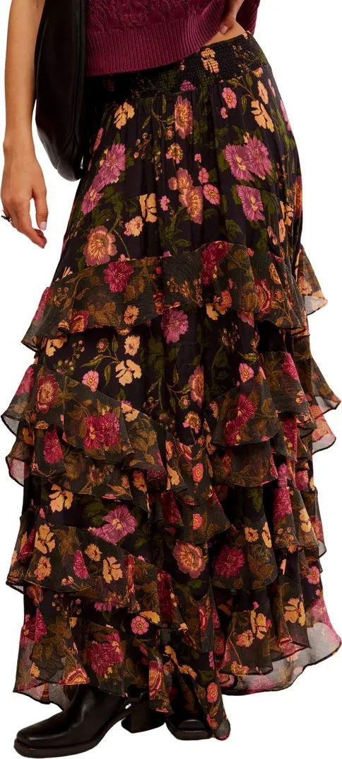 Lolita Floral Ruffle Maxi Skirt | Nordstrom